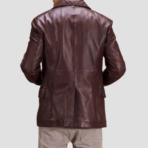 men-dark-brown-quilted-leather-blazer
